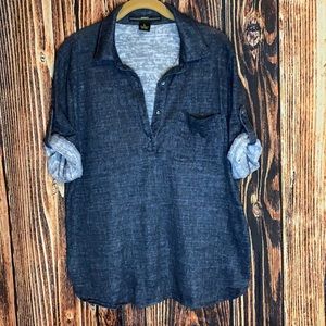 ⛱ Amang NY Chambray top